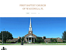 Tablet Screenshot of fbcwauchula.org